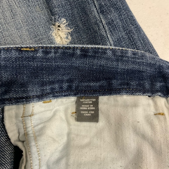 Vintage Abercrombie & Fitch Distressed Jeans Med Wash Women’s Size 10 - Picture 13 of 14